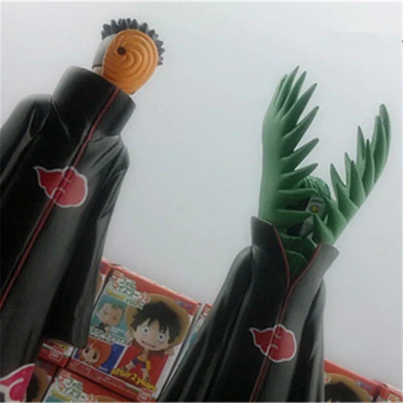 

2pcs/lot Anime Action Figure Naruto PVC Obito/Zetsu Toys Collections Brinquedos Kids Toys Birthday Gifts 19cm