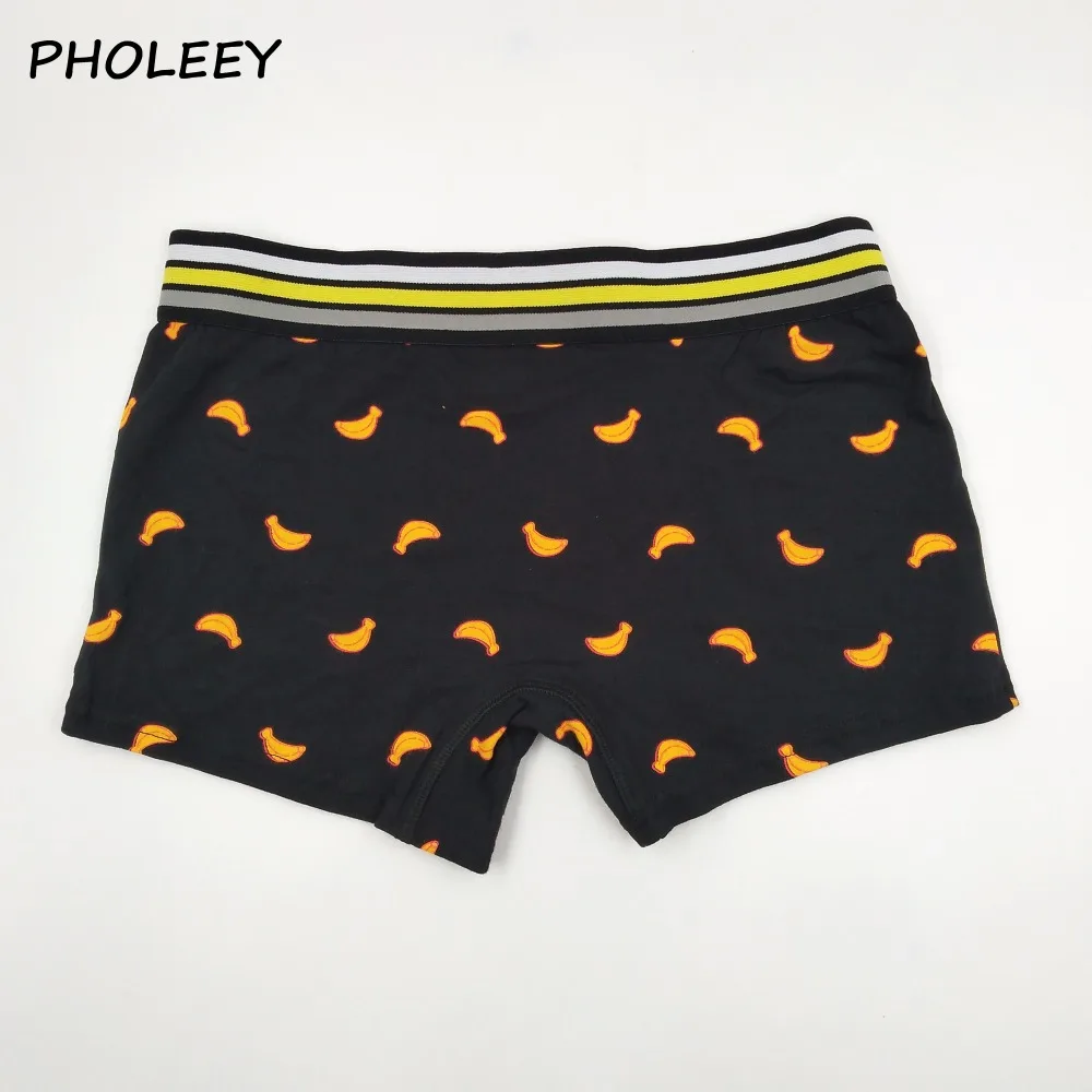 

New thickening Women Underwear Neutral Boyshort Cotton Panties Soft Cute Bananas Knickers M-2XL P17301