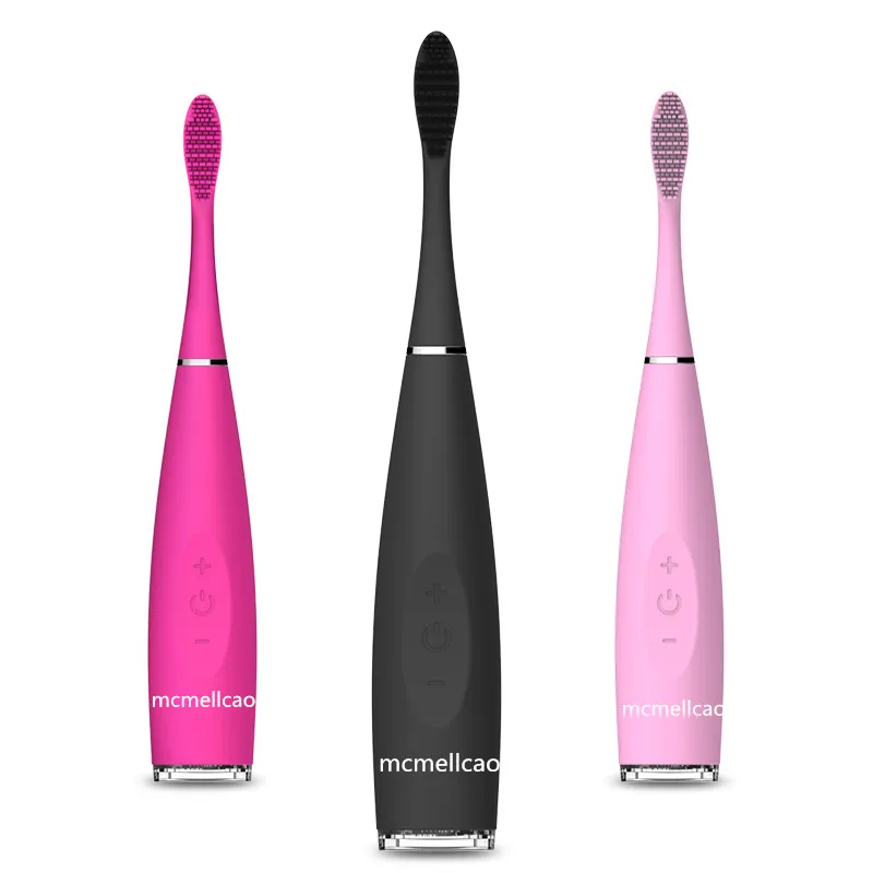 

Silicone Rechargeable Sonic Electric Toothbrush USB Charging Teeth Brush Waterproof Deep Clean Teeth Whitening Oral Dental Care