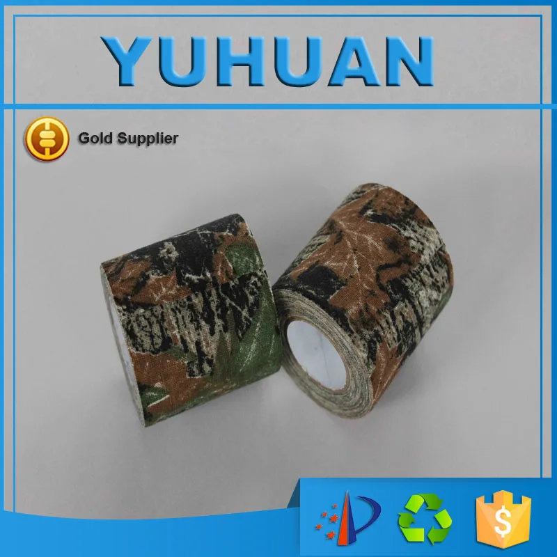 Hot sell Fashion 5CM * 5M Outdoor Hunting Maple Tree Camo Athletic Tape