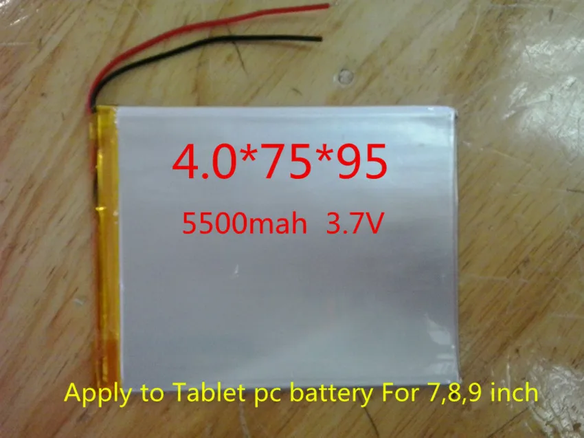 The New Battery 5500mAH Li ion Tablet pc battery For 7,8,9 inch tablet
