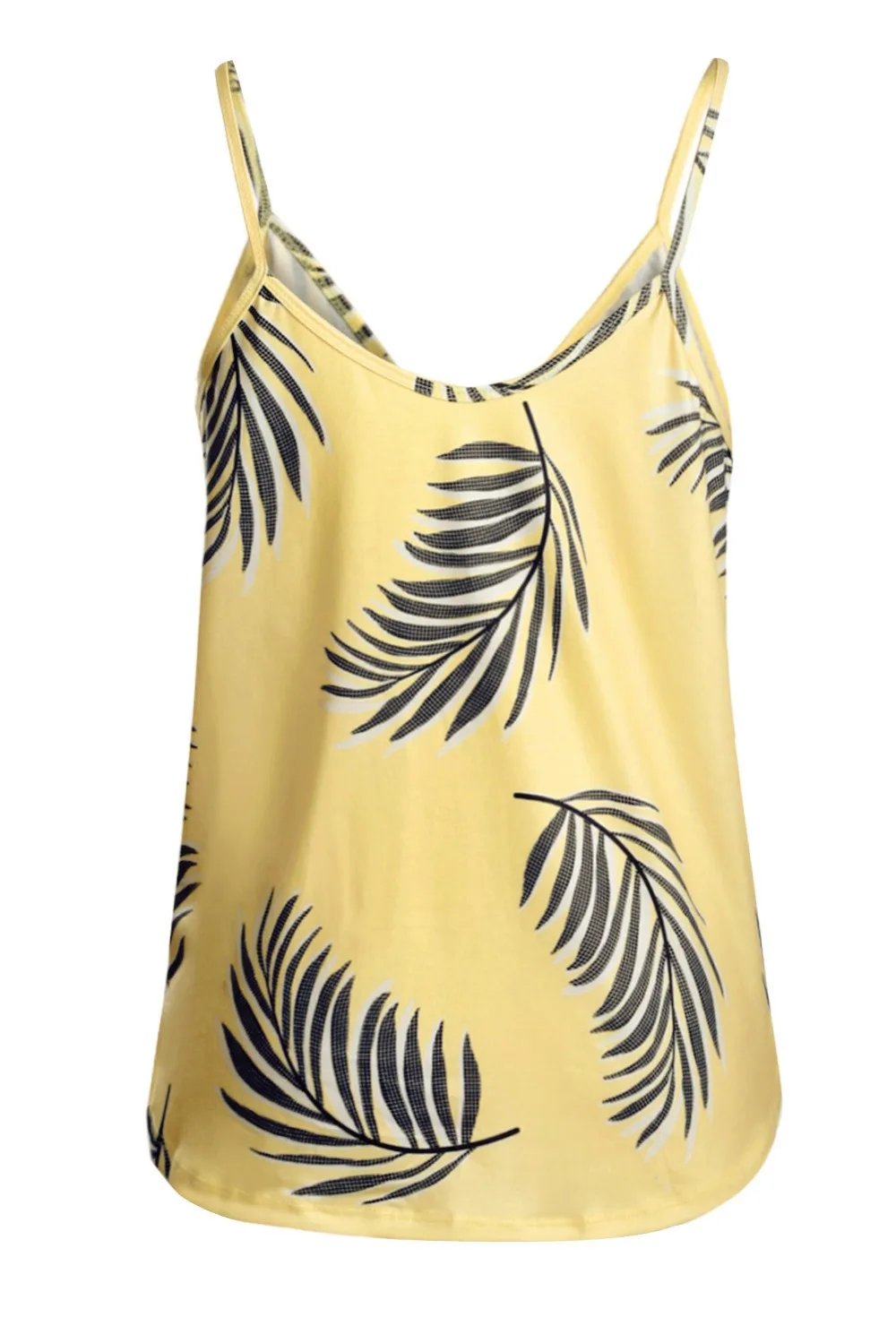 Yellow-Tropical-Plant-Print-Tank-Top-LC251916-7-5