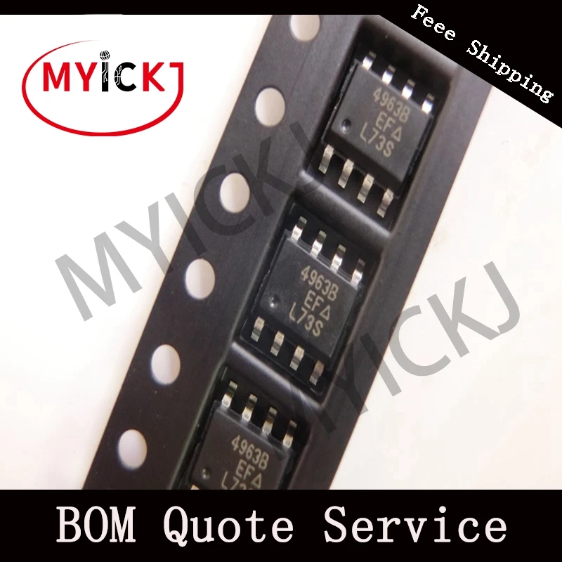 10 шт. SI4963BDY микросхема MOSFET 2P-CH 20 V 4.9A 8-SOIC 4963