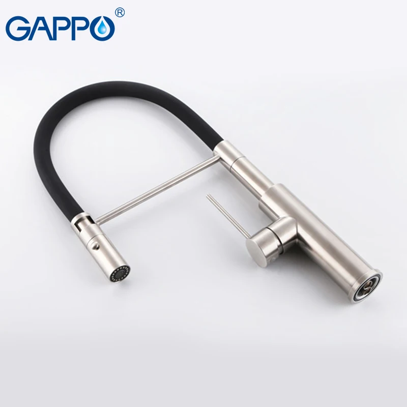  Gappo kitchen Faucets black pull out kitchen drinking water faucet waterfall kitchen faucet deck mo - 32899407690