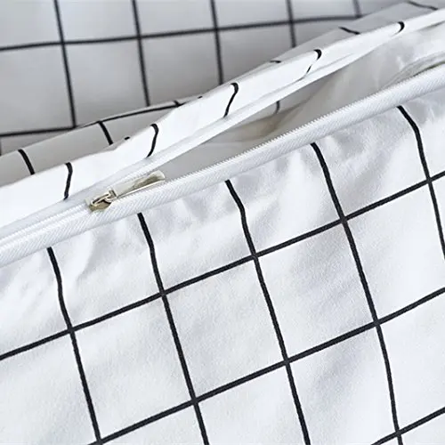 WINLIFE простой комплект постельного белья для мальчиков и девочек в сетку пододеяльник