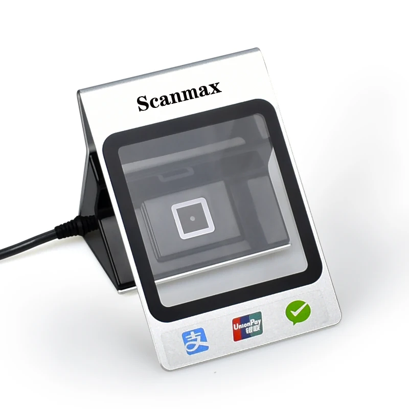 

NEW ARRIVAL RAKINDA-Scanmax S900 Desktop Payment Box USB 2D QR Barcode Scanner for Mobile Payment