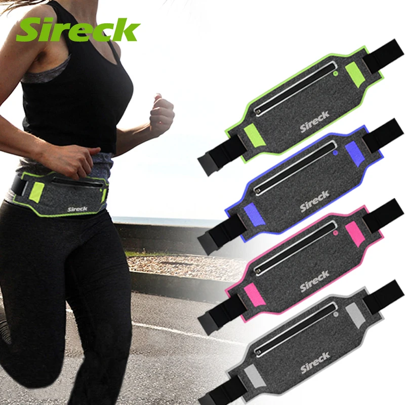 

Sireck Bike Bag Men Women Rainproof Outdoor Sports Accessories Fitness Running Bag Cycling Bag 6.5" Mobile Phone Pocket Belt Bag