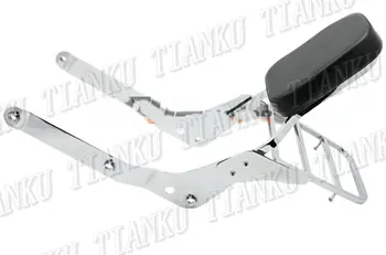 

Motorcycle Chrome Backrest Sissy Bar Luggage Rack For Honda Shadow VT750 VT750C Aero 2004-2012