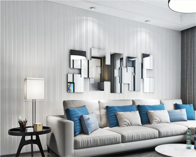 Beibehang Modern Sederhana Gelap Biru Non Woven Wallpaper Kertas Beibehang Modern Sederhana Gelap Biru Non Woven Wallpaper Kertas Dinding Ruang Tamu Penuh Lingkungan Papel
