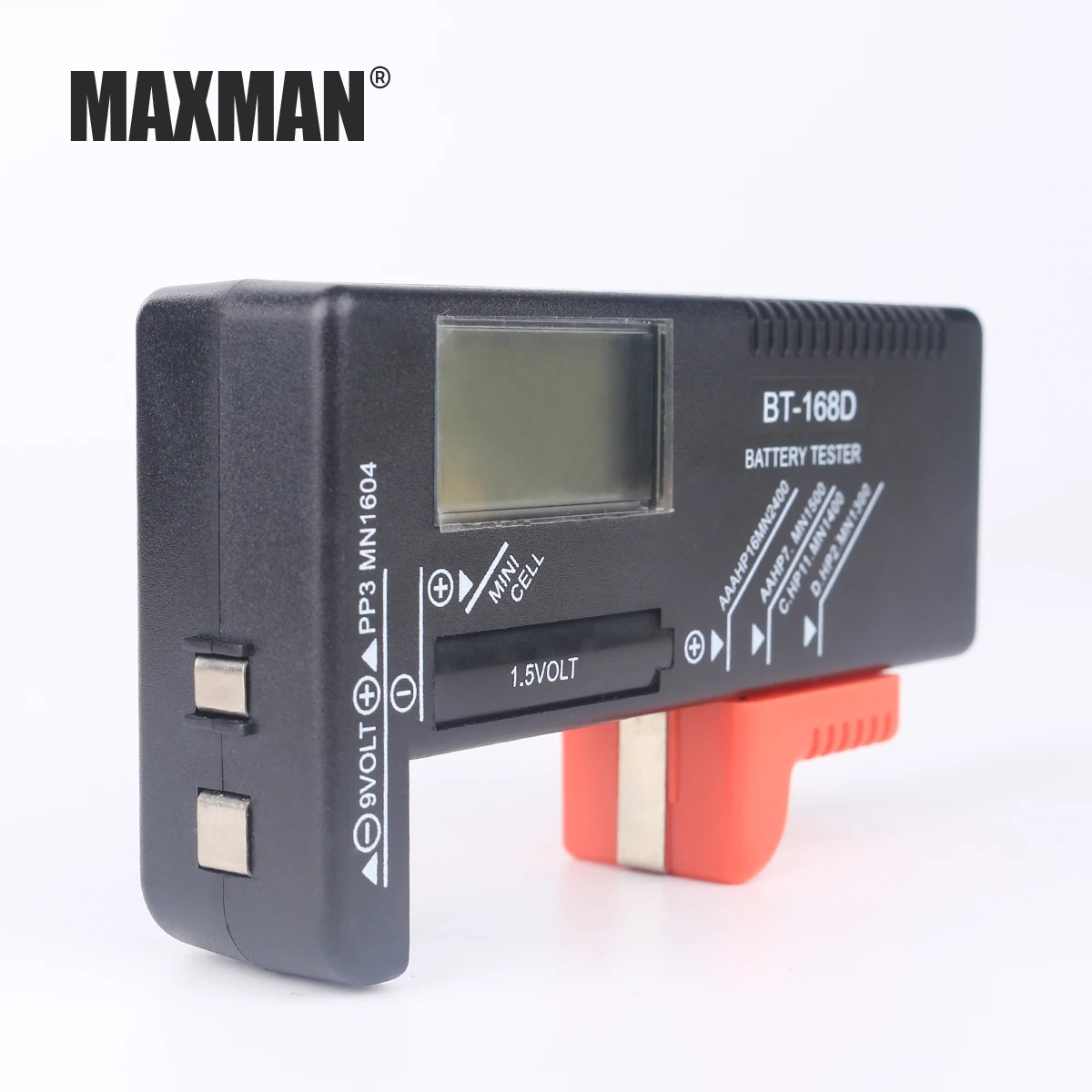 MAXMAN BT168 цифровой тестер вольт проверки для AA AAA 9 в Knop Meerdere Maat тестер напряжения измеритель Gereedschap