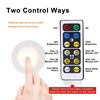 6500K 5000K 2700K Color Changing Dimmable Remote Control Puck Night Lights Touch Sensor LED Under Kitchen Cabinets Close lights ► Photo 2/6