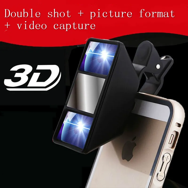 Мобильный телефон Effects Mini 3D камера с автоспуском Vr видео для IPhone Samsung HTC|mobile phone