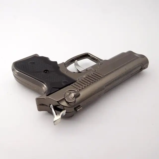 Cool Gun Cigarette Lighter Gas Novelty Gadgets Pistol Electronic
