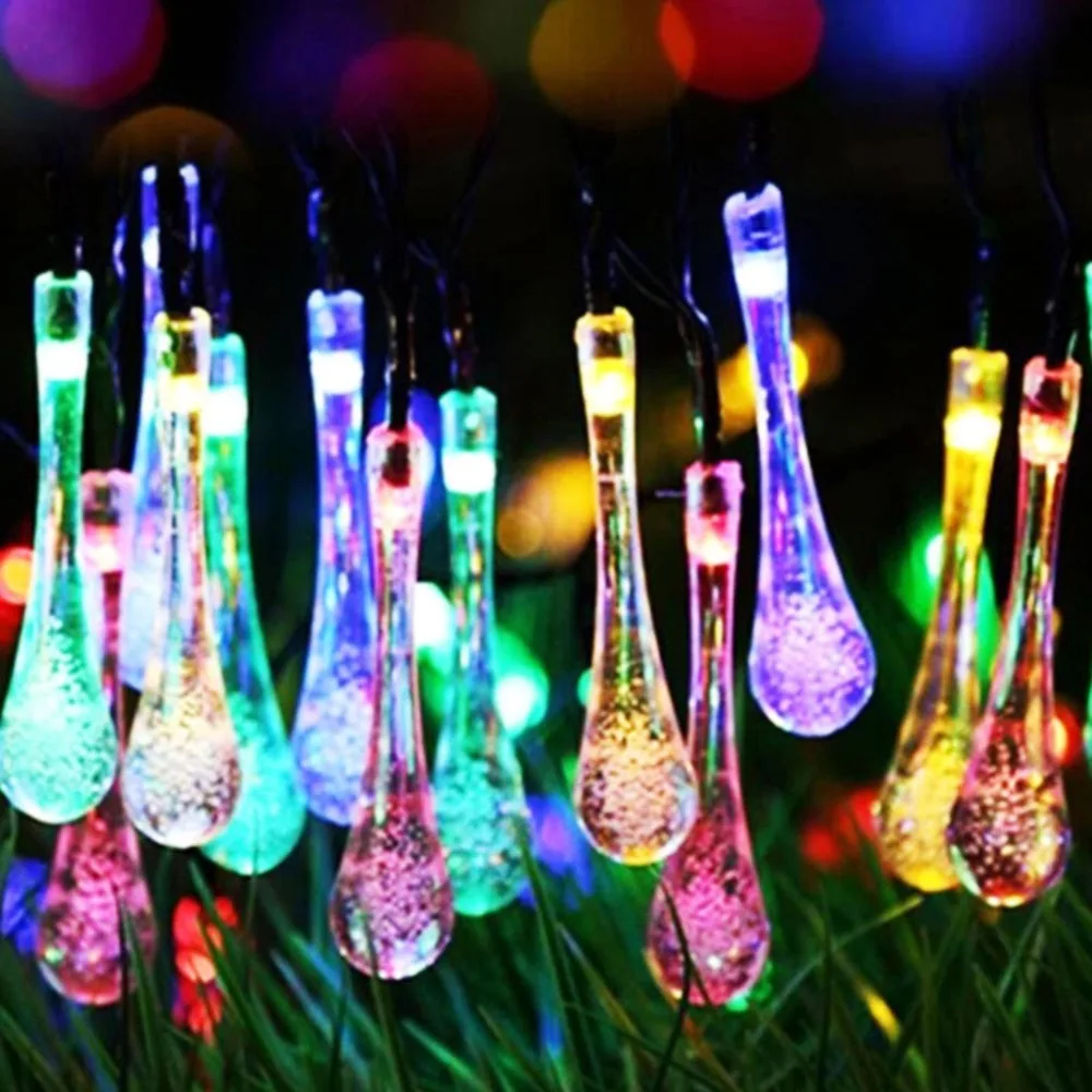 ICOCO 30 Led Battery Box Light String Bubble Water Drop Shape Lights Christmas Day Decorative | Освещение