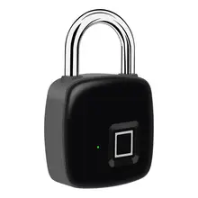 Bluetooth перезаряжаемый смарт-замок без ключа замок отпечатков пальцев IP66 водонепроницаемый Противоугонный замок безопасности замок для двери багажный замок FLP3