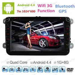 Android 4.4 4 Ядро Автомобиль DVD GPS Навигатор Для VW поло Гольф Jetta Бора с Радио Поддержка DVR 2 Г/16 ГБ HD