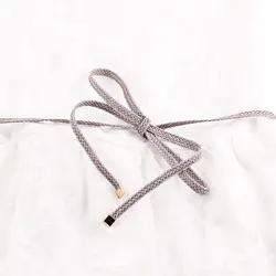 Seabigtoo для женщин ремни талии веревка строка тканые трикотажные для платья мода 2019 Длинные
