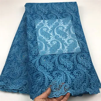 

New style French net lace fabric 3D flower African tulle mesh lace fabric high quality nigerian lace fabrics CHYF9-3