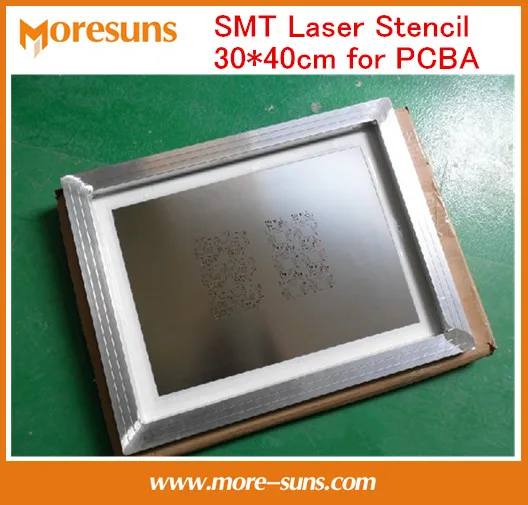  Fast Free Ship 30*40CM SMT LED laser Stencil Production Custom size Stencil Sheet for PCB Assembly  - 32674493994