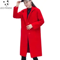 Новинка 2018, модное вязаное Норковое кашемировое пальто, женский свободный вязаный кардиган, свитер, пальто, женская зимняя тонкая длинная