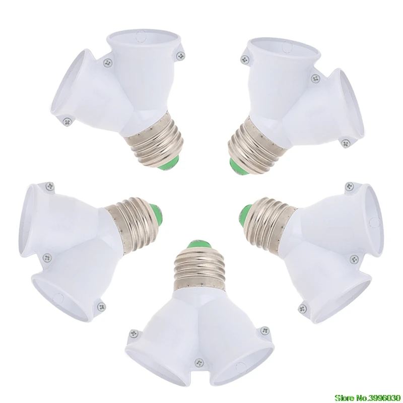 

E27 To Double E27 Base Socket Extender Adapter Converter LED Light Lamp Bulb