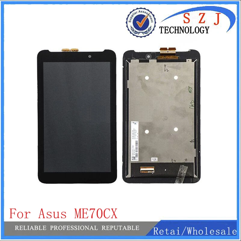 New 7'' inch LCD Screen Display + Digitizer Touch Assembly For Asus Memo Pad 7 ME170 K012 ME70CX 5581L Free Shipping 5pcs lot100% new original for zte grand memo 5 7 n5 u5 n9520 v9815 lcd display touch screen assembly free shipping 100% tested