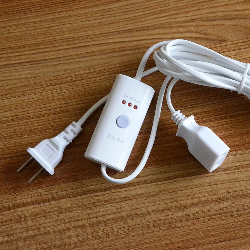 

2.5m long power extend cord used for below 60w appliances with timer