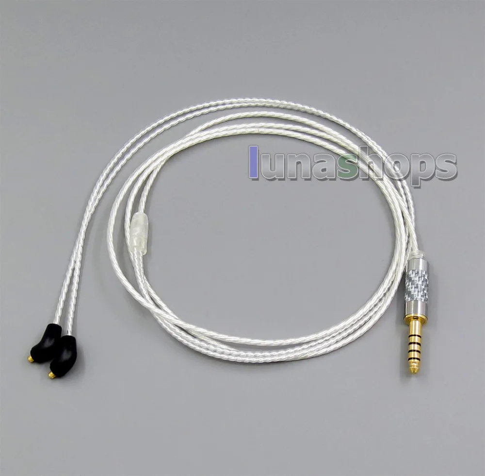LN005730 2,5 мм TRRS 6n OCC посеребренный кабель для наушников Etymotic ER4 XR SR ER4SR ER4XR