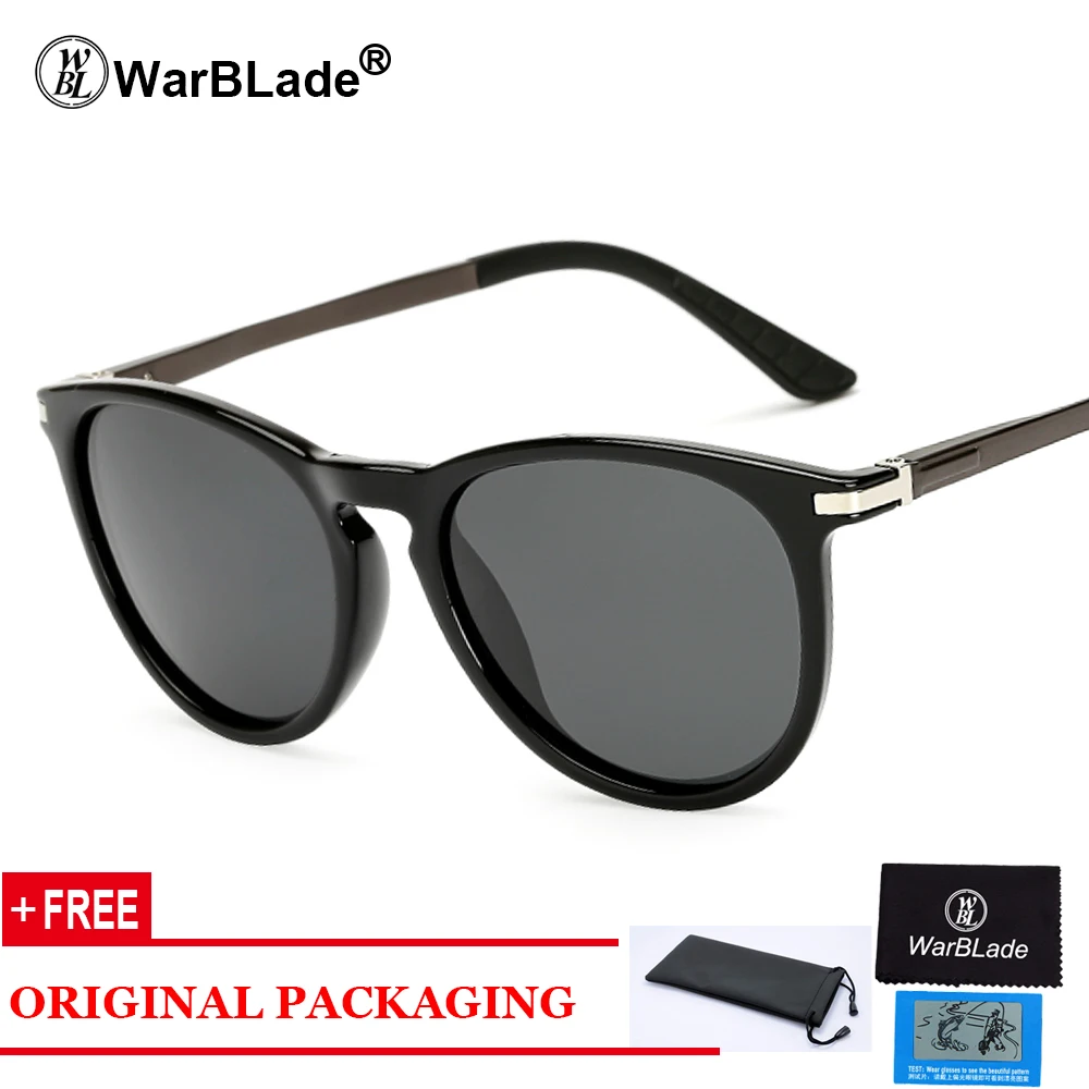 sand black grey WarBLade мужские брендовые классические поляризационные солнцезащитные очки мужские для вождения квадратная черная оправа солнцезащитные очки для мужчин 7033 - Цвет линз: sand black grey