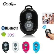 COOLJIER botón disparador controlador adaptador fotografía control remoto bluetooth botón para selfie teléfono Cámara