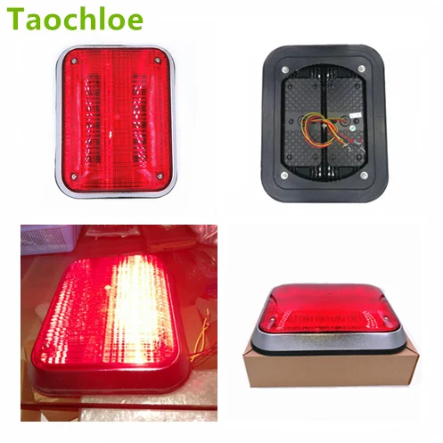 

1x 12v 24v led flashing strobe lights lights for ambulance pumper fire engines lamps police Perimeter light 260x205x55mm 978