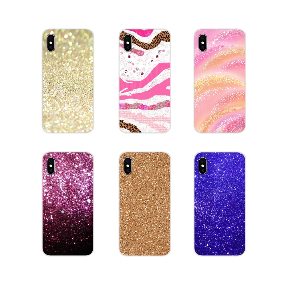 Для huawei G7 G8 P7 P8 P9 P10 P20 P30 Lite Mini Pro P Smart Plus 2017 2018 2019 прозрачные чехлы из ТПУ блестящий