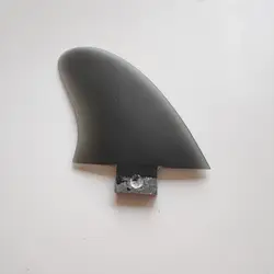 Одна нога руль Стекловолоконная доска для серфинга стекловолокна серии прозрачный черный 4 шт