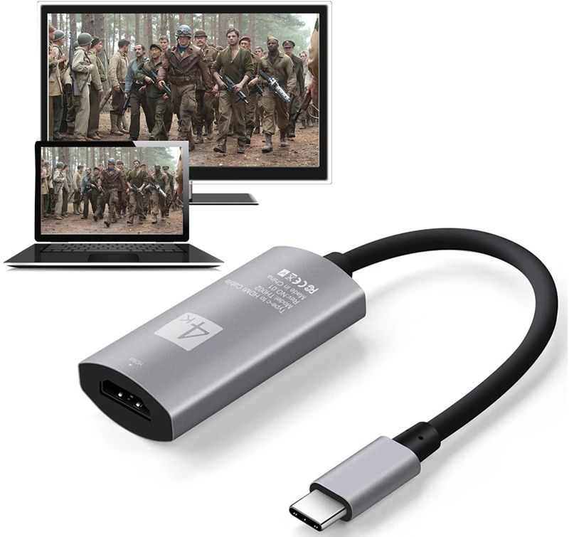 Тип C HDMI Женский hd видеокабель, адаптер 4 K конвертер для MacBook Dell samsung Galaxy S8 S9 S10 Note8 LG G5 к ТВ проектор