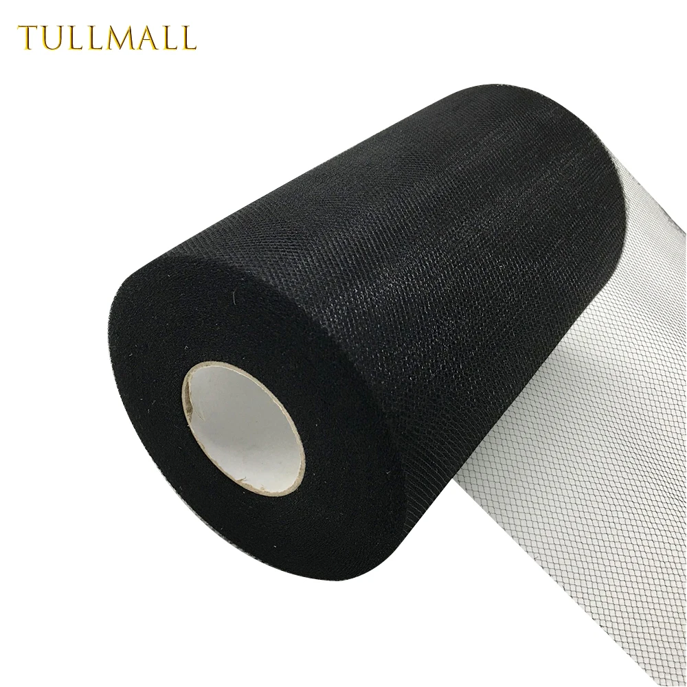 

TULLMALL Soft Wedding Tulle Roll 100yards 15cm Christmas Decor Fabric Organza Festival Party Baby Shower Supplies
