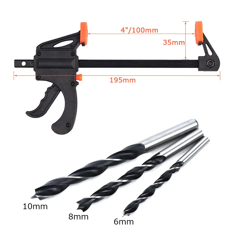 Pocket Hole Jig Kit 6/8/10mm Drill Guide Wood Drill Bit Angle Drilling Hole Puncher Locator For Household DIY Woodworking Tools Pocket Hole Jig Kit 6/8/10mm Drill Guide Wood Drill Bit Angle Drilling Hole Puncher Locator For Household DIY Woodworking Tools