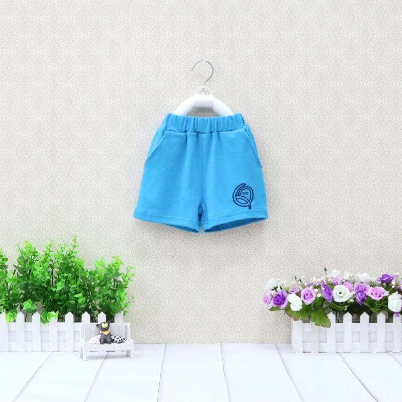 100% Cotton Summer Shorts with pocket for 1 to 5 years old Baby boys breeches kids short clothes several colors available