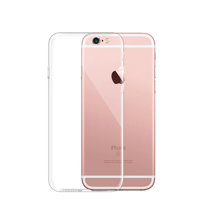 

Soft Silicone TPU Transparent Double Layer Silicon Case For iPhone XS Max XR X 4 4s 5 5c 5S 6 6S 7 8 Plus + Full Cover TPU Cover