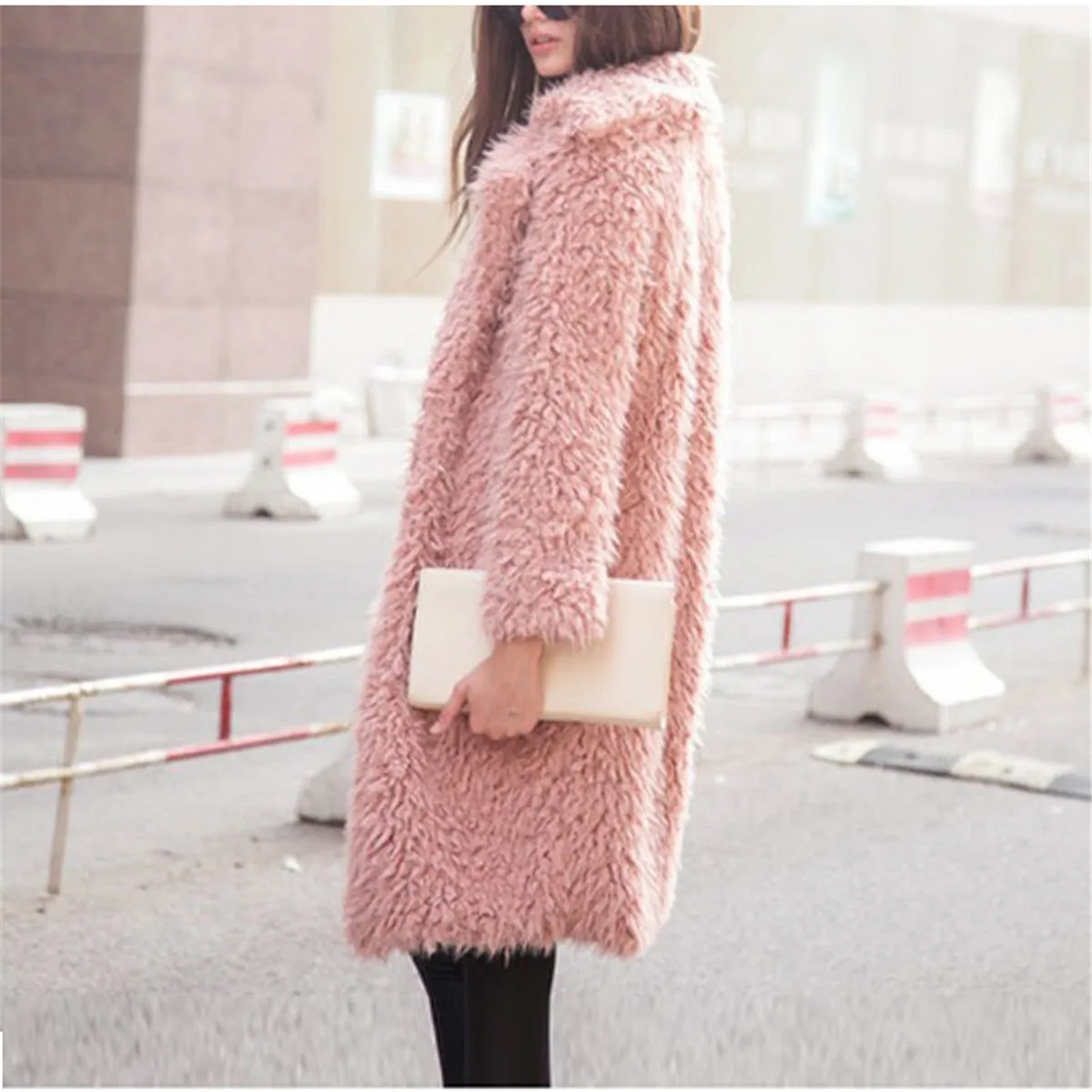 2018 New Spring Autumn Women Sweater Long Cardigan Korean Style Loose Women's Hooded Sweater Knitted Pink Outerwear Coats