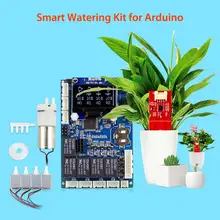 Elecrow Automatic Smart Plant Watering Kit for Arduino Garden DIY Program Plant Watering Device Capacitive Soil Moisture Sensor