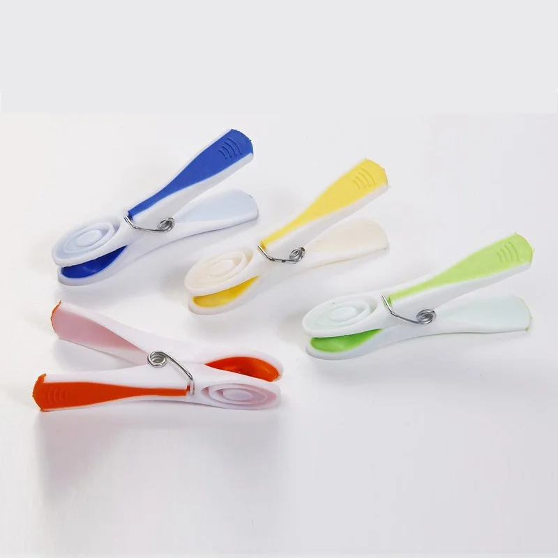 

Free shipping clothes pegs PP made 10pcs/lot colorful clip laundry drying caught wind clip plastic clip clothespin wholesale peg