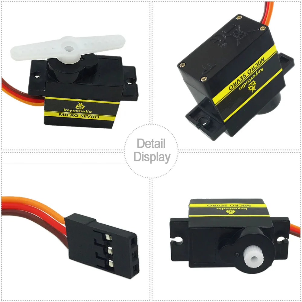 Бесплатная доставка! Keyestudio Micro Servo SG90S 9g 180 градусов для Arduino Smart Car Robot/|Аксессуары