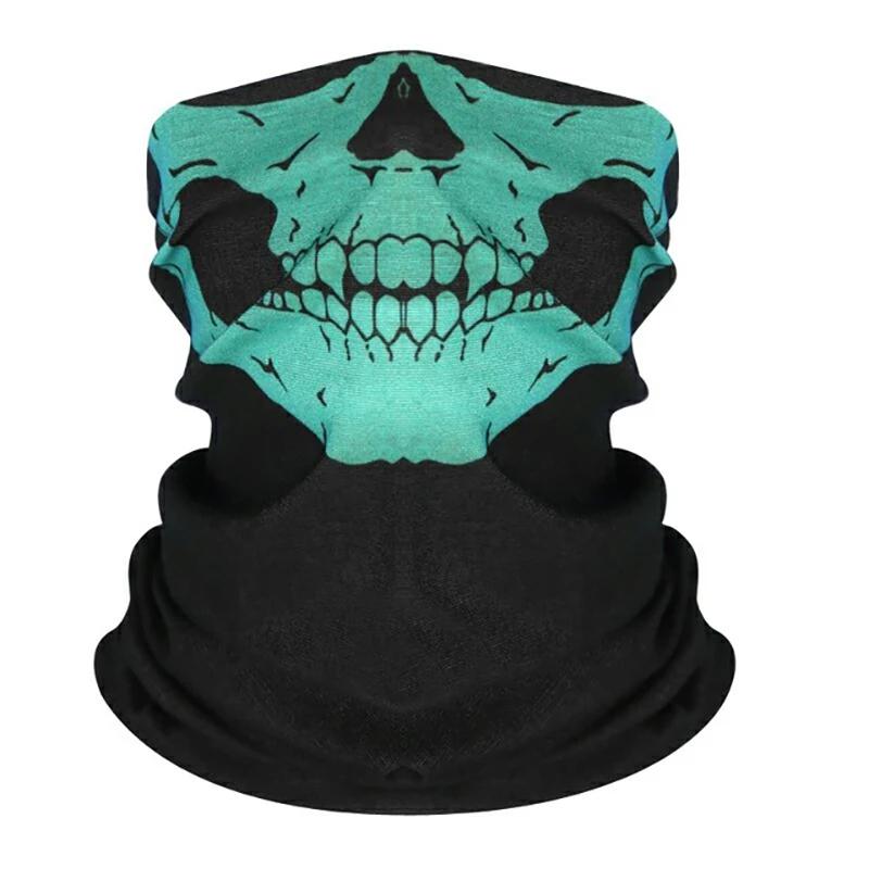 Vexverm мотоциклетная маска для лица шарф щит Череп Призрак лицо шапка с защитой лица от ветра Солнцезащитная маска Балаклава вечерние велосипедные маски