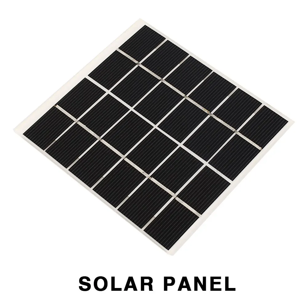 

120*110mm Monocrystalline Silicon Solar Charging Solar Panel DIY Reusable Equipment 6V 2W Conversion Rate For Smartphone Outdoor