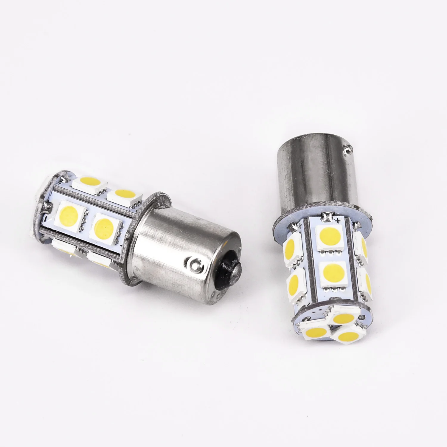 

10pcs White 1156 BA15S 13 SMD RV Camper Trailer LED Bright Interior LIGHT Bulbs