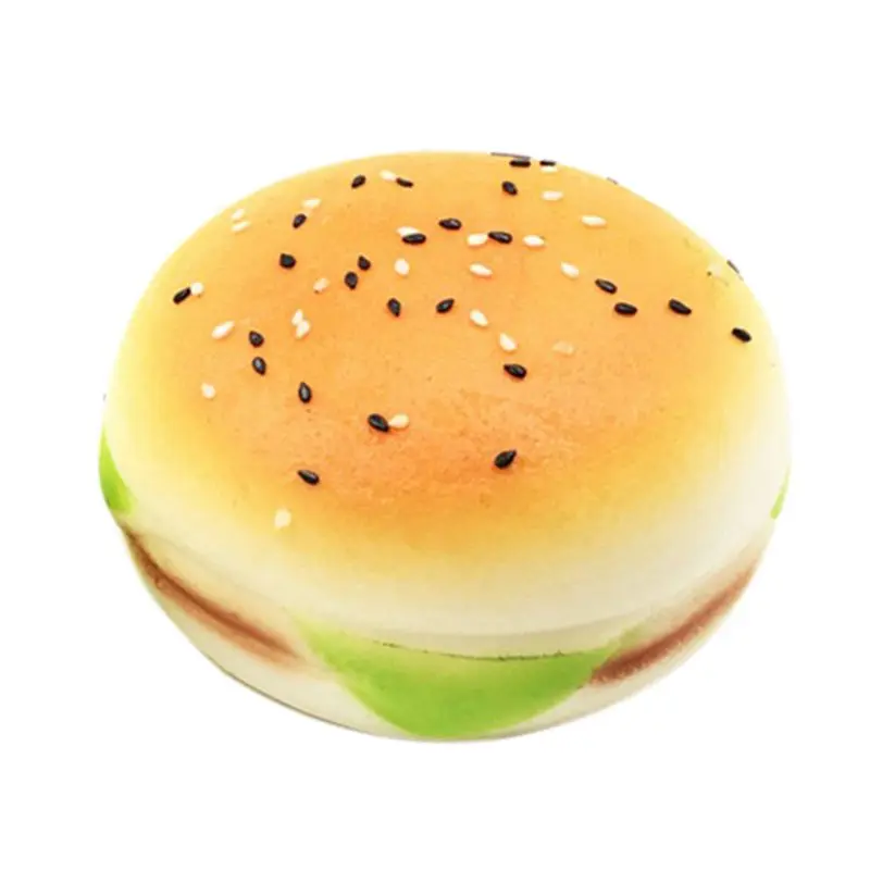 

10CM Jumbo Burger Squishy Charms Slow Rising Hamburger Toy