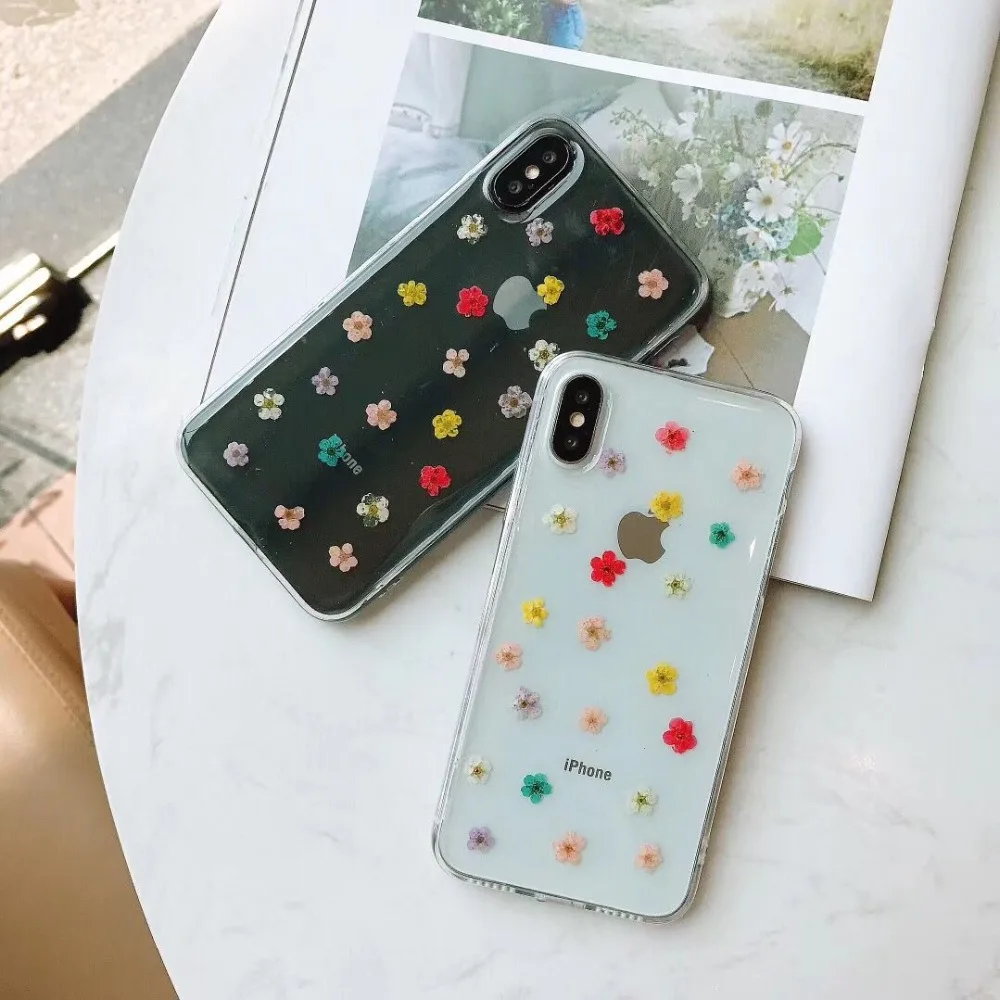 ORYKSZ прекрасный цветочный узор ТПУ чехол для телефона iphone XS Max X 6 6S 7 8 Plus чехлы XR