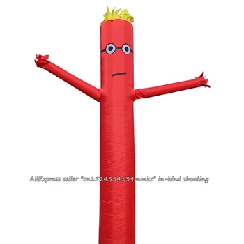 Air Dancer Sky Dancer Inflatable Tube Air Puppet Wind Flying 6M 20FT Red 