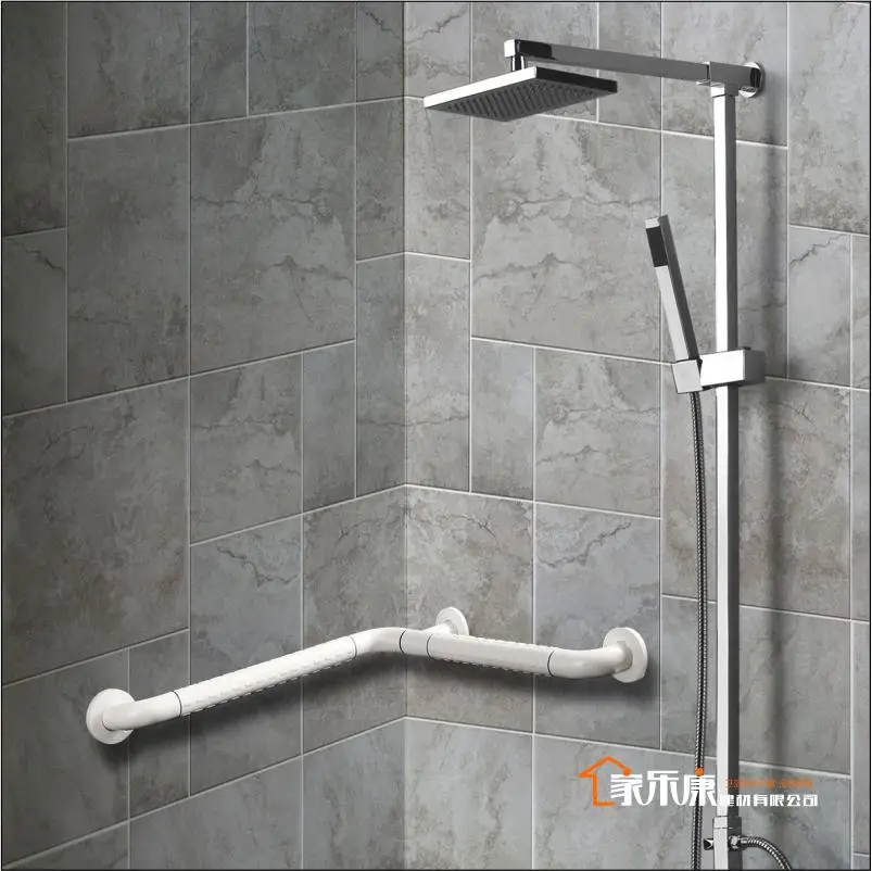 Grab bars in bathroom Disabled Accessible slip handrail toilet corner