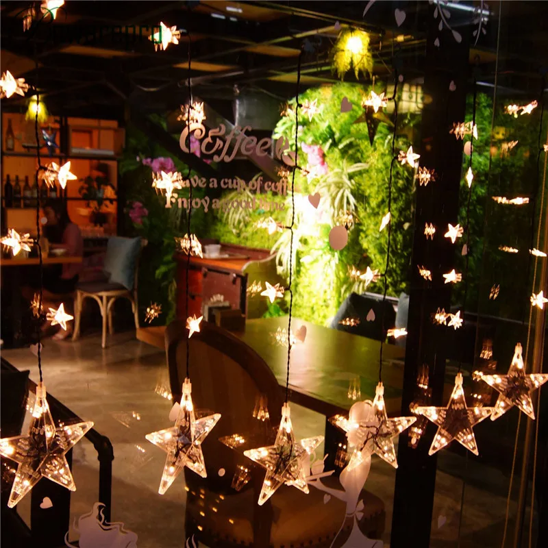 

bowarepro DC 3V Lighting Christmas LED Light Party 60 LEDs decoration Light Fairy String Garden led Light String Star KTV